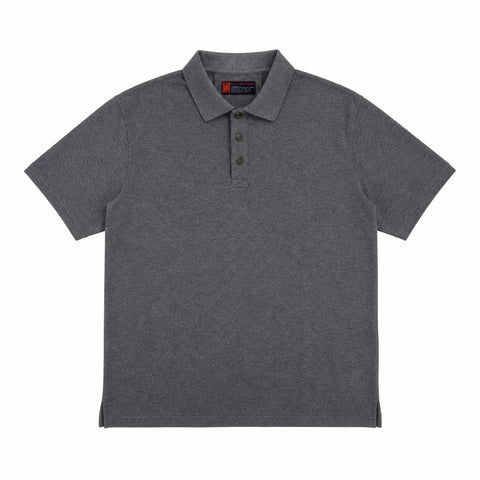 Globe Trotter Men’s Short-Sleeve Grey Polo Shirt | Globe Trotter in Lebanon