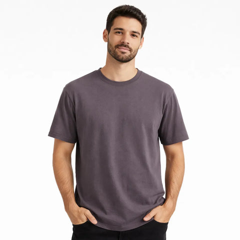 Celio Men's Dusty Purple T-Shirt | Celio In Lebanon