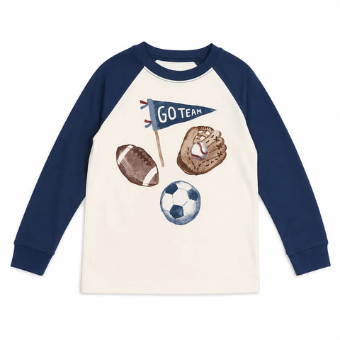 Carter's Baby Boy's White & Navy Printed Long Sleeve Blouse|Carter's In Lebanon