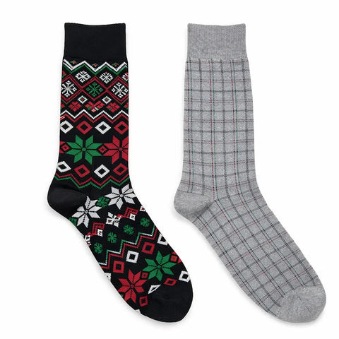 Club Room Men's Multicolor 2 Pair Holiday Dress Crew Socks | Club Room  In Lebanon