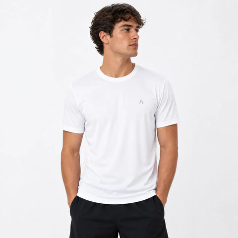 Boomerang Men's White Running T-Shirt | Boomerang In Lebanon