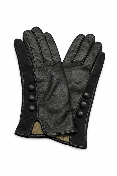 Michael Kors Women's Black Quilted Leather Gloves | Michael Kors In Lebanon