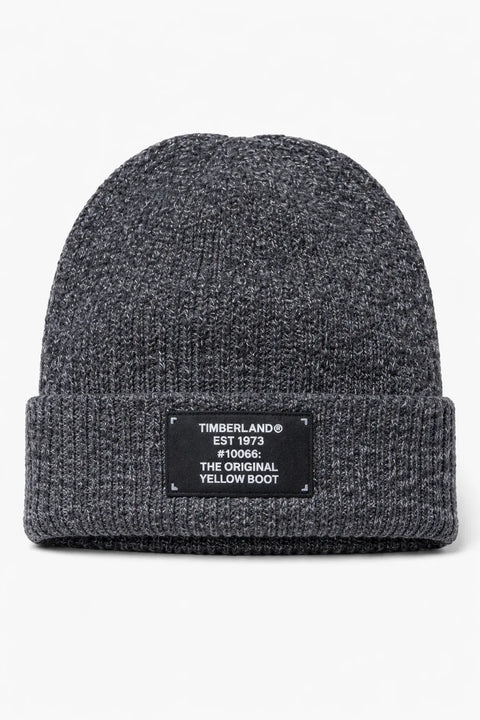 Timberland Men's Black Marled Cuffed Beanie | Timberland In Lebanon