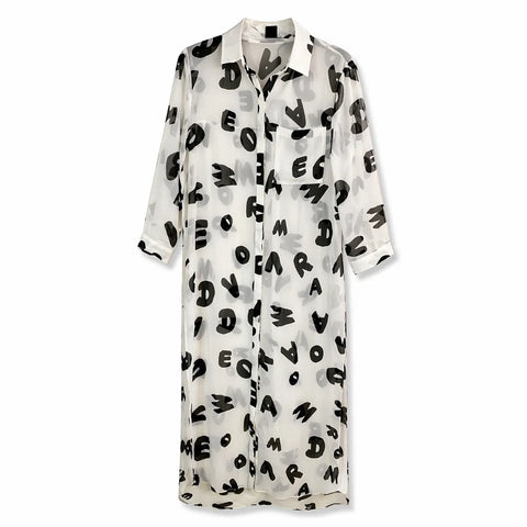 Vero Moda Women's White & Black Printed Dress | Vero Moda In Lebanon