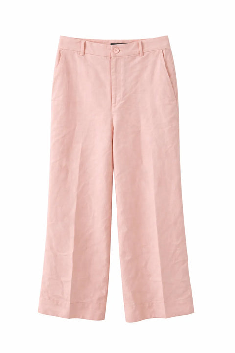 Lauren Ralph Lauren Women's Pink Double-Faced Stretch Cotton Pant | Lauren Ralph Lauren In Lebanon