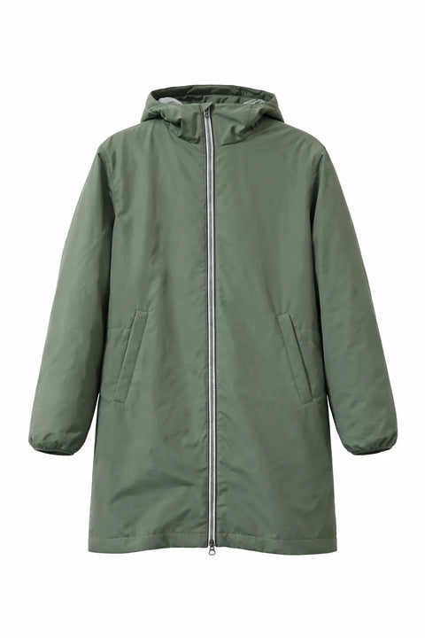 Celio Men's Khaki Green Waterproof Hooded Jacket|Celio In Lebanon