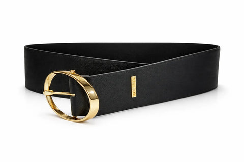 Steve Madden Women's Black Leather Stretch Belt | Steve Madden In Lebanon
