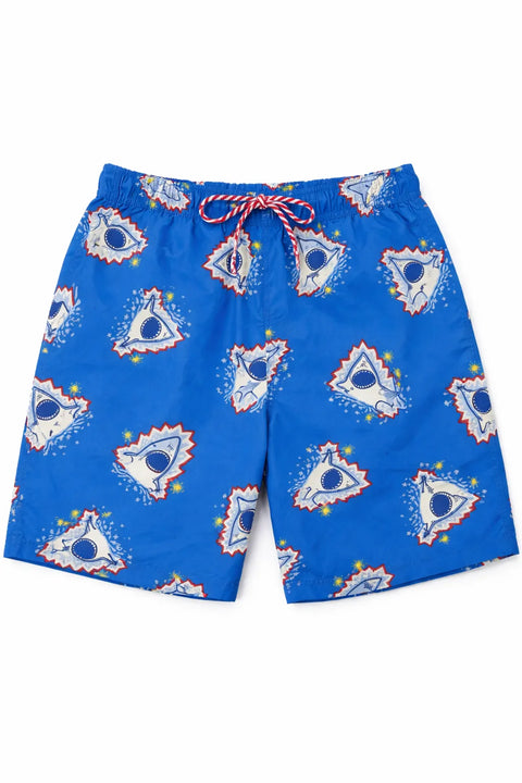 Cat & Jack Boy's Blue Shark Printed Swim Shorts | Cat & Jack in Lebanon