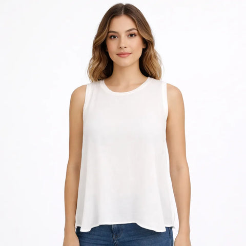 Vince Camuto Women's Light Pink Layered Sleeveless Top|Vince Camuto In Lebanon