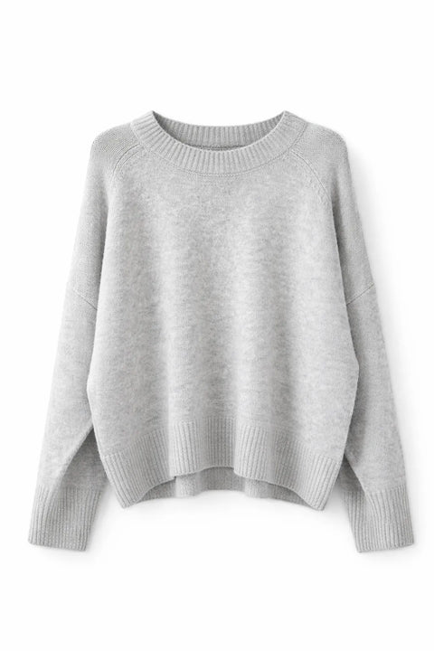 Vince Camuto Women's Gray Crew Neck Raglan Puff-Sleeve Sweater|Vince Camuto In Lebanon