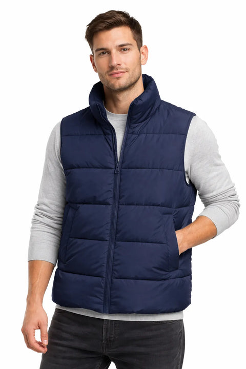 Celio Men's Navy Luvestsl Vest | Celio In Lebanon
