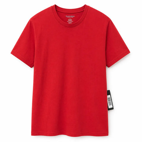 Blue Ice Men's Red Short Sleeve Crew Neck Classic T-shirt|Blue Ice In Lebanon
