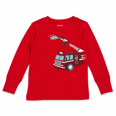 Carter's Just One You Baby Boy's Red Printed Blouse | Carter's Just One You In Lebanon