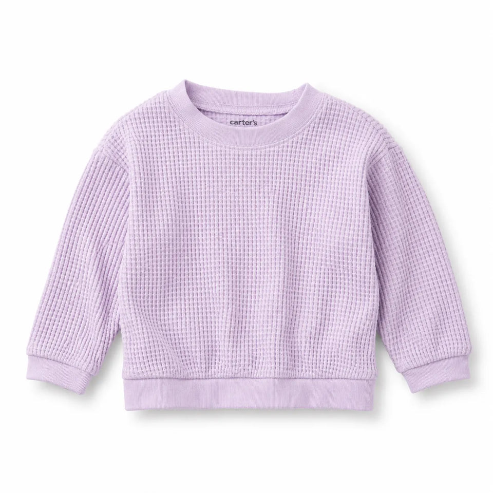Carter's Just One You Baby Girl's Lilac Crew Neck Blouse | Carter's Just One You In Lebanon