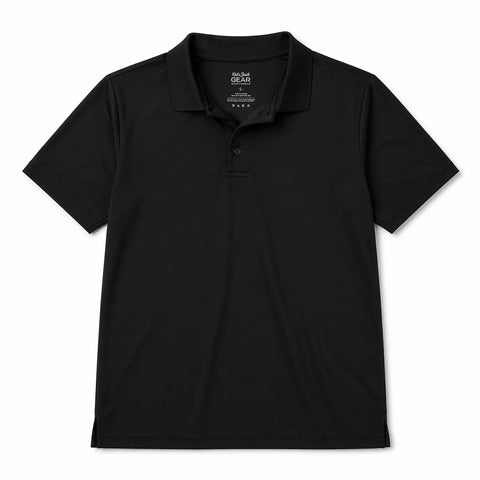 Kick Start Gear Men's Black Polo Basic Sport Wear  T-Shirt | Kick Start Gear  in Lebanon
