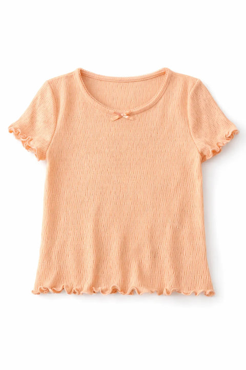 Cat & Jack Girls' Coral Crew Neck T-Shirt | Cat & Jack in Lebanon