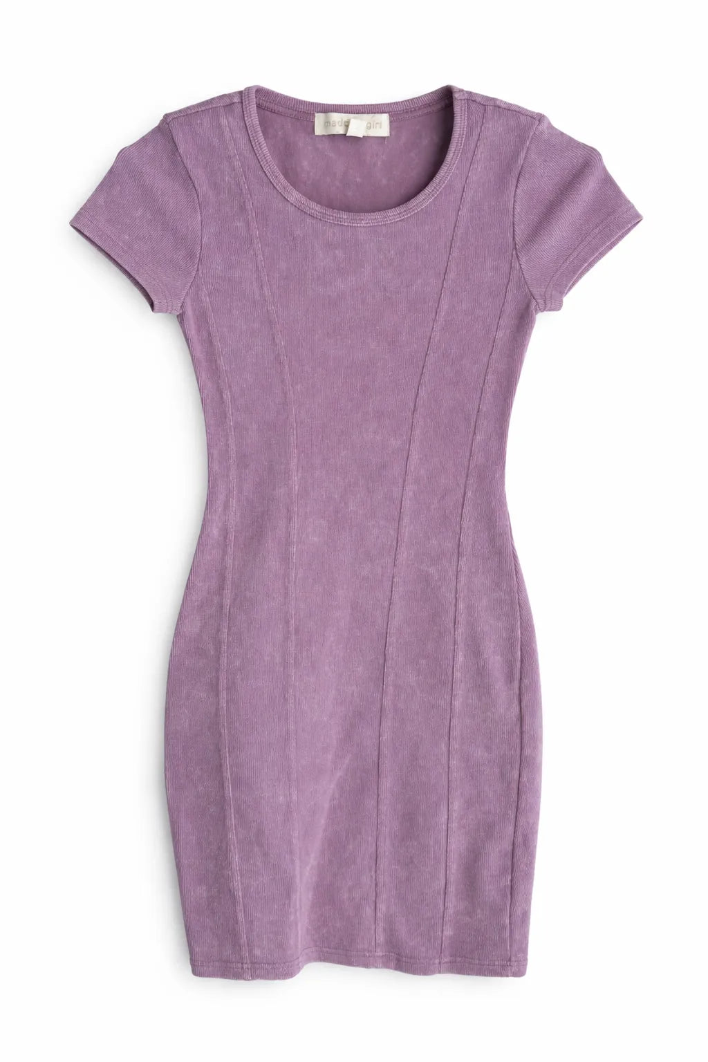 Madden Girl Women's Purple  Ribbed Knit Dress| Madden Girl in Lebanon