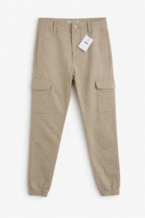 Celio Men's Beige  Cotton Slim Fit Cargo  Pants  | Celio in Lebanon
