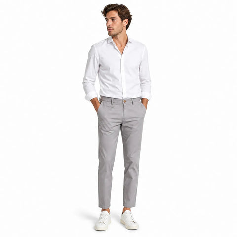 K Town Men's Gray Chino Pants | K Town In Lebanon