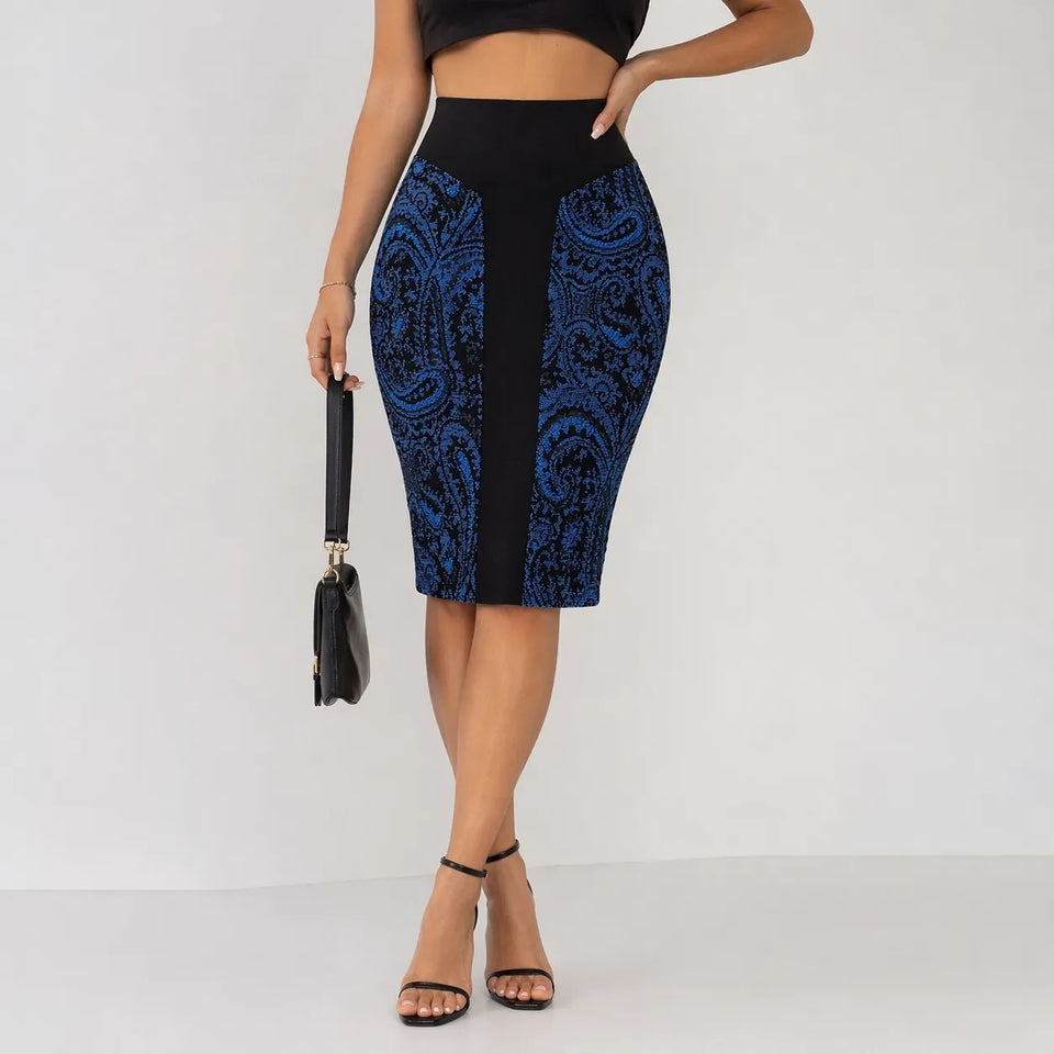 Ted Baker Women's Black & Blue Skirt | Ted Baker In Lebanon