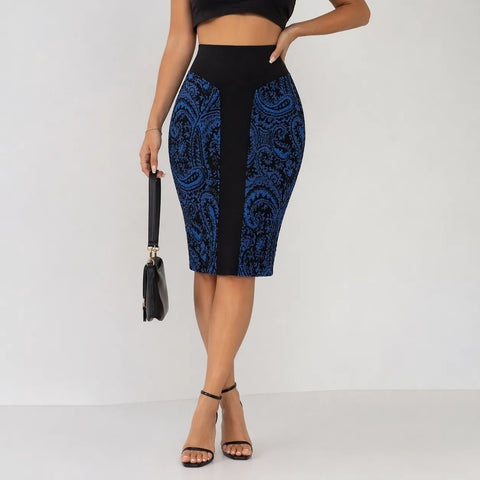 Ted Baker Women's Black & Blue Skirt | Ted Baker In Lebanon
