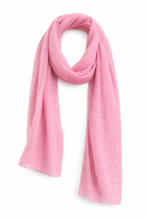 Charter Club Women's Pink Ribbed Cashmere Muffler Scarf | Charter Club In Lebanon