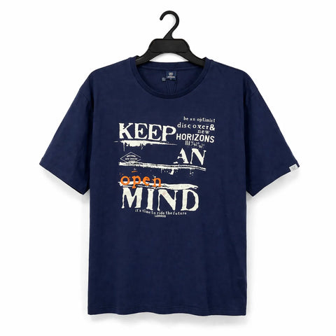 Lerros Men's Navy Printed T-Shirt | Lerros In Lebanon