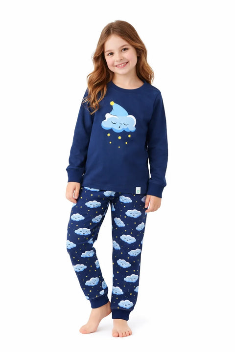 Dedoles Girl's Petrol Pajama Set |Dedoles in Lebanon