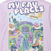 Zara Girl's Light Purple My Fav Places New York Graphic Long Sleeve Blouse|Zara in Lebanon