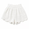 Zara Baby Girl's White Eyelet Lace Elastic Waist Short| Zara In Lebanon