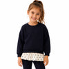 Zara Girl's Black Floral Peplum Hem Sweatshirt|Zara In Lebanon