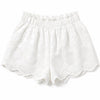 Zara Girl's White Eyelet Lace Elastic Waist Short|Zara In Lebanon