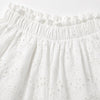 Zara Girl's White Eyelet Lace Elastic Waist Short|Zara In Lebanon