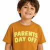 Zara Boy's Camel Parents Day Off Graphic T-Shirt|Zara In Lebanon