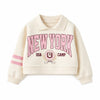 Zara Girl's Beige/Pink New York Graphic Sweatshirt | Zara In Lebanon
