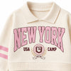 Zara Girl's Beige/Pink New York Graphic Sweatshirt | Zara In Lebanon