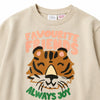 Zara Baby Girl's Beige Favorite Friends Tiger Graphic Long Sleeve Pullover Sweatshirt|Zara In Lebanon