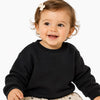 Zara Baby Girl's Black Floral Peplum Hem Sweatshirt|Zara In Lebanon