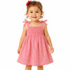 Zara Baby Girl's Red & White Striped Smocked Sundress|Zara In Lebanon