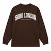 Zara Women's Brown Printed Oversized Sweatshirt Dress | Zara In Lebanon