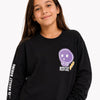 Zara Girl's Black Casual Graphic Streetwear Blouse|Zara In Lebanon
