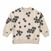 Zara Baby Girl's Beige & Blue Polka Dots Sweatshirt | Zara In Lebanon