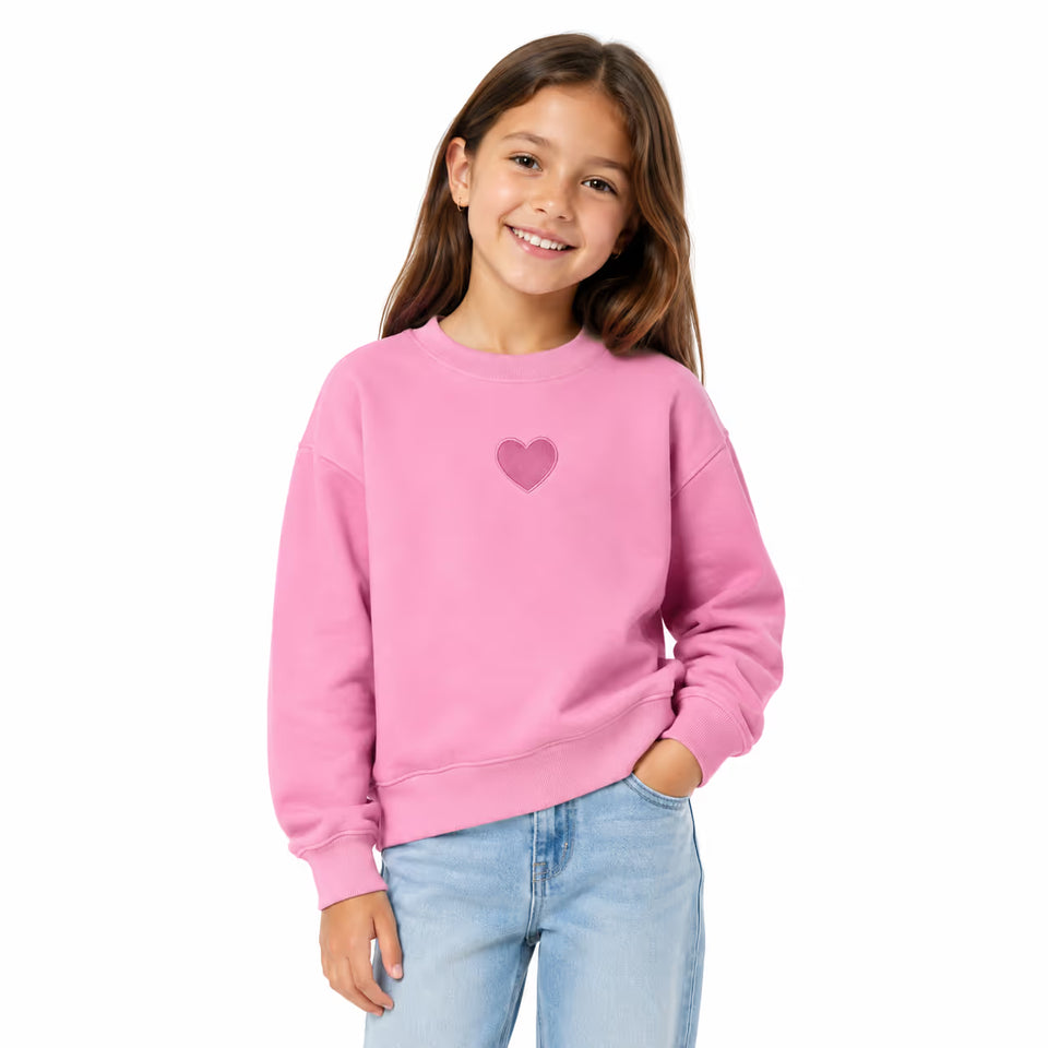 Zara Girl's Pink With Heart TransparentSweatshirts | Zara In Lebanon