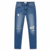 Levi's Women's Navy 721 High-Rise Ripped Skinny Jeans |Levi's In Lebanon