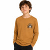 Zara Boy's Brown Print Long Sleeve Blouse|Zara In Lebanon