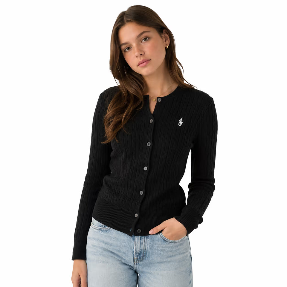 Polo Ralph Lauren Girl's Black Rid knit Cardigan | Polo Ralph Lauren In Lebanon