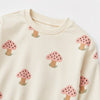 Zara Girl's Cream Capped Mushrooms Long Sleeve Sweatshirt|Zara In Lebanon