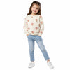 Zara Girl's Cream Capped Mushrooms Long Sleeve Sweatshirt|Zara In Lebanon