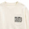 SD Boy's White With Word Printed Sweatshirt    | SD In Lebanon