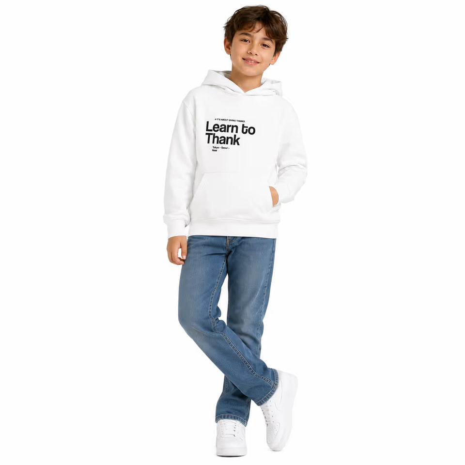 Zara Boy's White Printed Hoodie | Zara In Lebanon